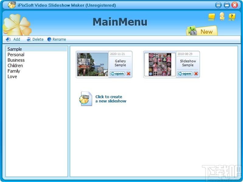 iPixSoft Video Slideshow Maker Deluxe下载,幻灯片制作软件