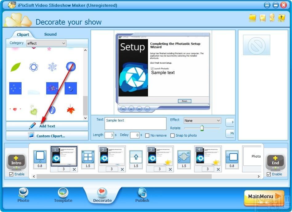 iPixSoft Video Slideshow Maker Deluxe下载,幻灯片制作软件